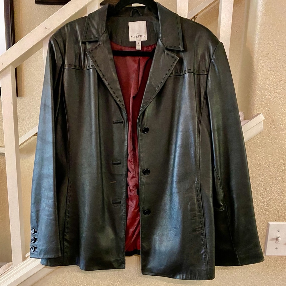 Anne Klein Vintage Leather Jacket
